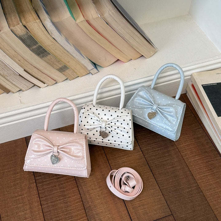 Damen verspielte Mini-Handtasche mit Schleifendetail Nord Taschen