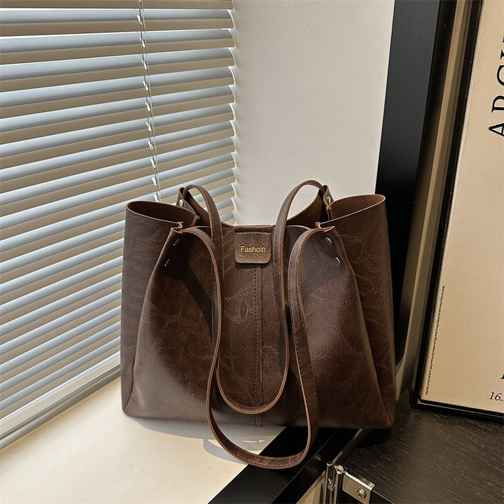 Damen elegante Schultertasche aus hochwertigem Kunstleder Nord Taschen