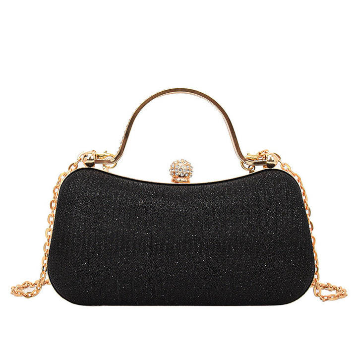 Damen Clutch Tasche mit funkelndem Kettenriemen Nord Taschen