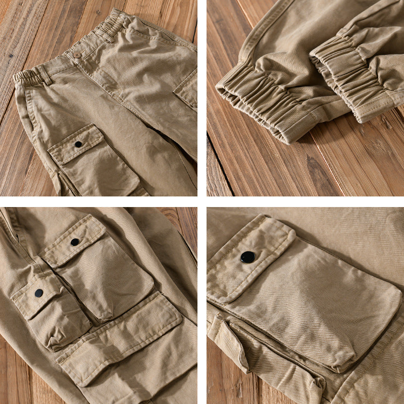 Herren Utility-Cargo-Jogger mit verstärkten Beintaschen und elastischem Knöchelbund Nord Taschen