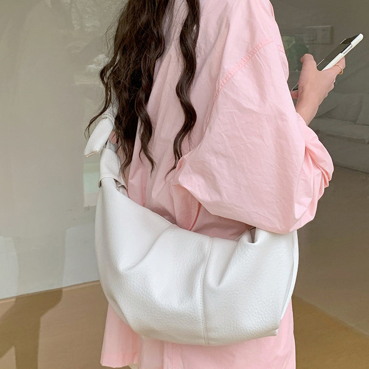 Damen Hobo-Tasche mit raffinierter Drapierung und modernem Tragegurt Nord Taschen