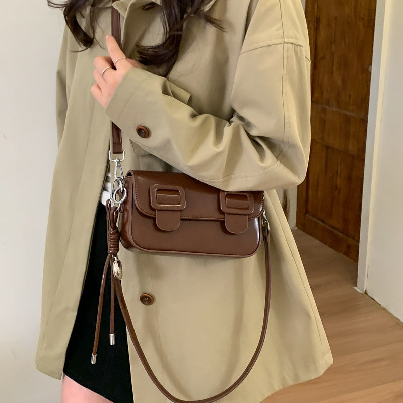 Damen Crossbody-Handtasche mit praktischen Fächern und modischen Schnallen Nord Taschen