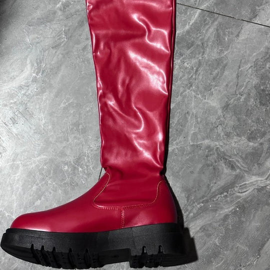 Damen Overknee-Stiefel Nord Taschen