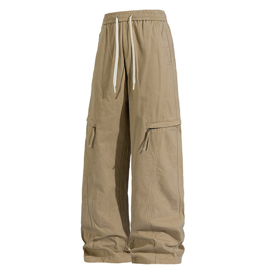 Herren Weite Cargo-Jogginghose im Baggy‑Schnitt mit Kordelbund & Mehrfachtaschen Nord Taschen