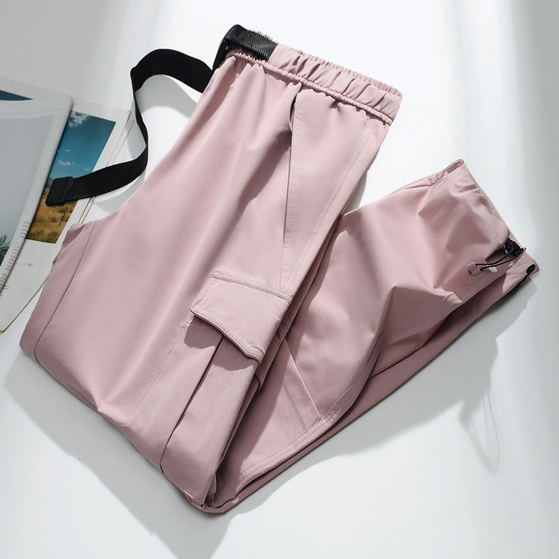 Herren Cargo-Jogginghose mit elastischem Bund, Kordelzug, verstellbarem Beinabschluss und aufgesetzten Taschen Nord Taschen