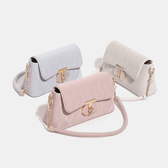 Damen Clutch-Tasche mit elegantem Kettenriemen und hochwertigem Leder Nord Taschen