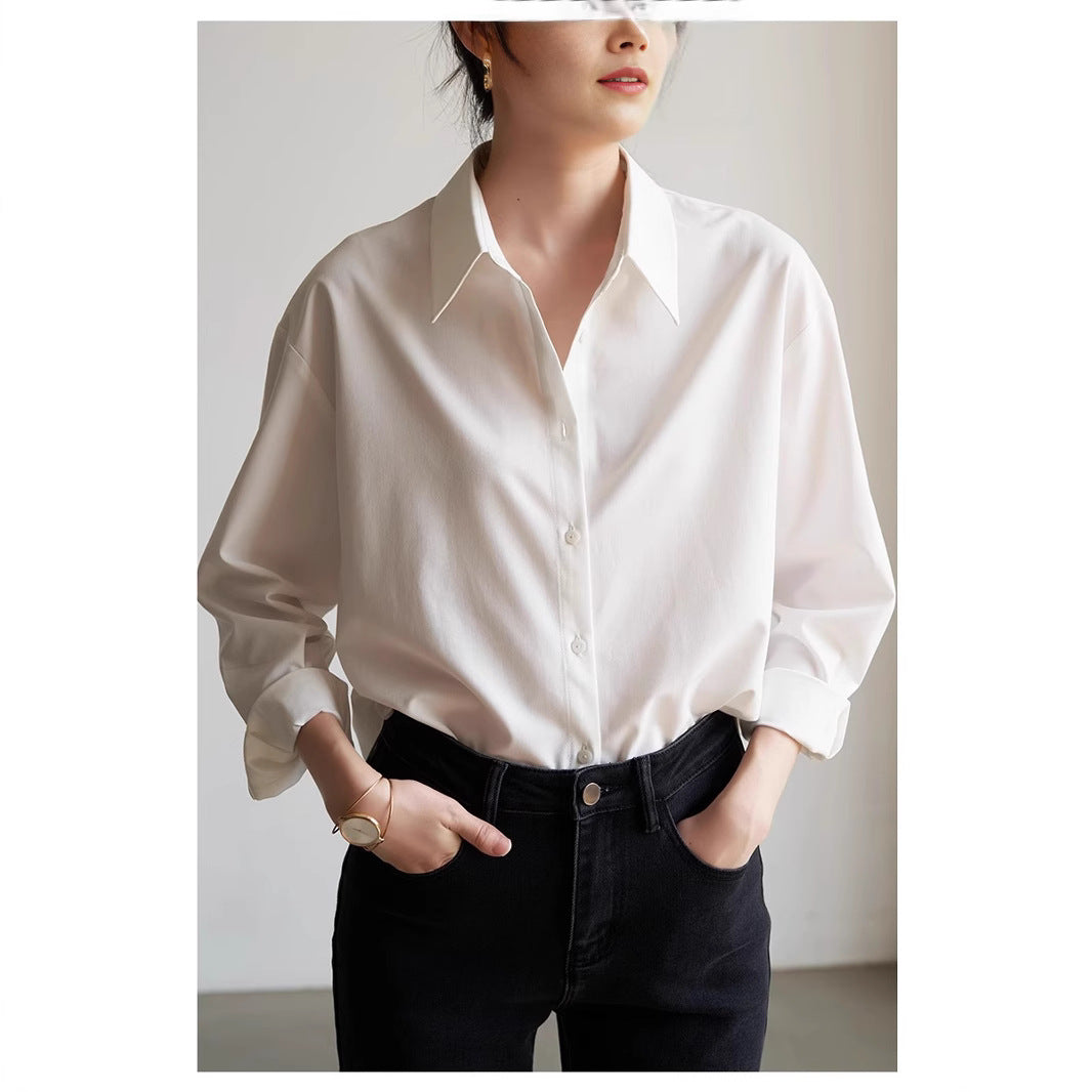 Damen Schicke und lässige Bluse mit oversized Schnitt Nord Taschen
