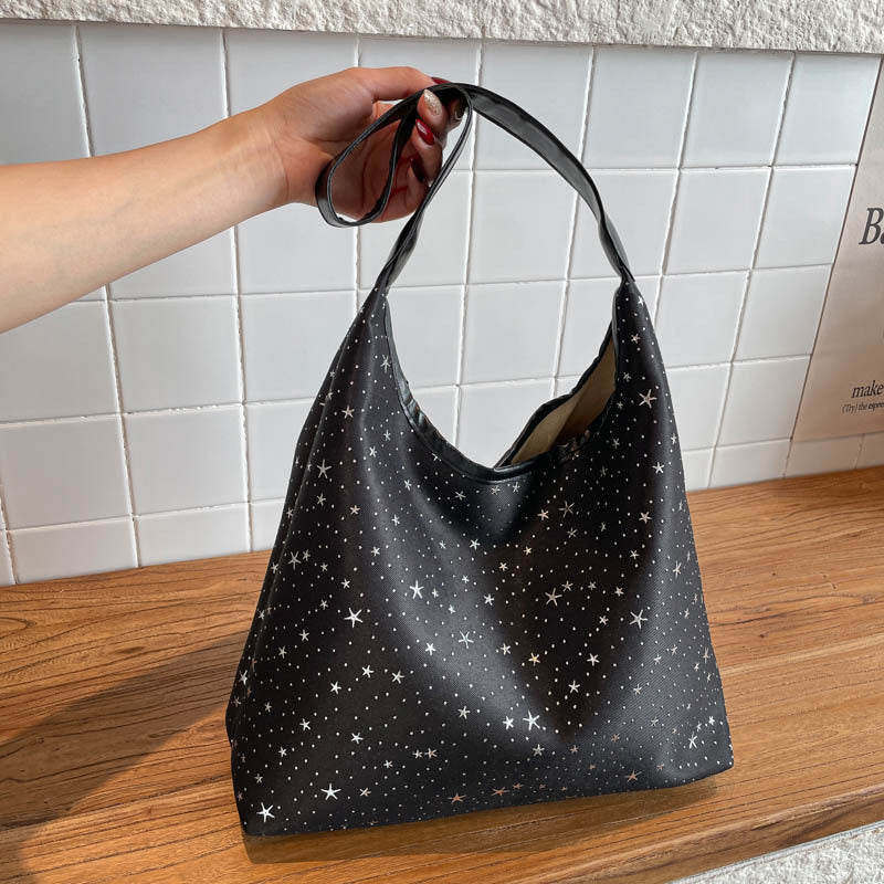 Damen Hobo-Tasche mit funkelndem Sternenmotiv Nord Taschen