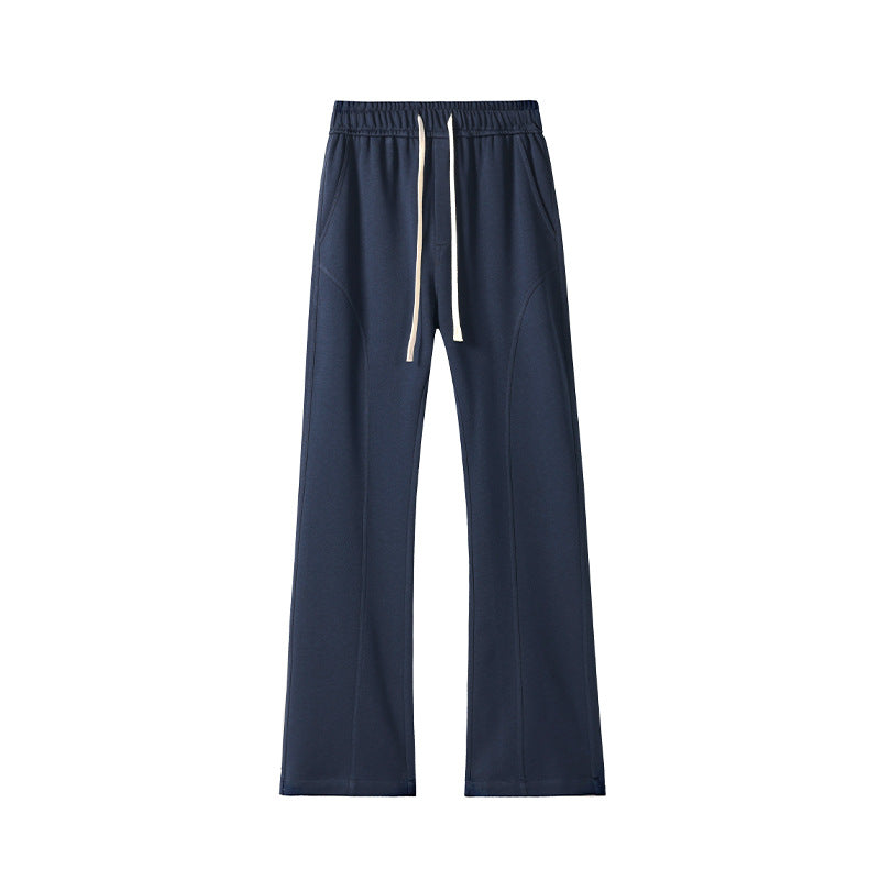 Herren Oversize‑Sweathose im Baggy‑Cut mit Tunnelzug und dekorativen Nähten Nord Taschen