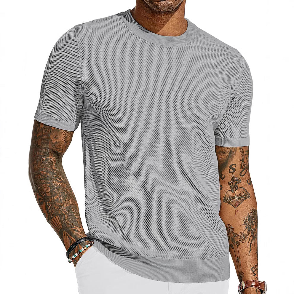 Herren atmungsaktives Netz-T-Shirt