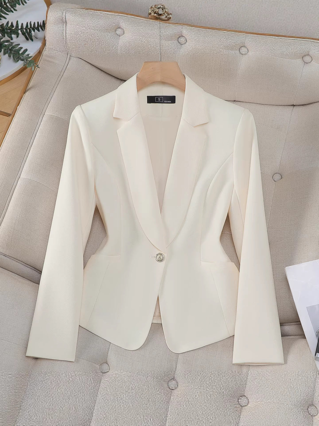 Damen Eleganter Langärmeliger Blazer