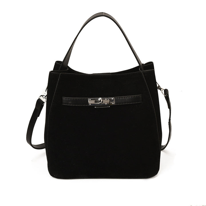 Damen elegante Veloursleder Tote Bag Nord Taschen