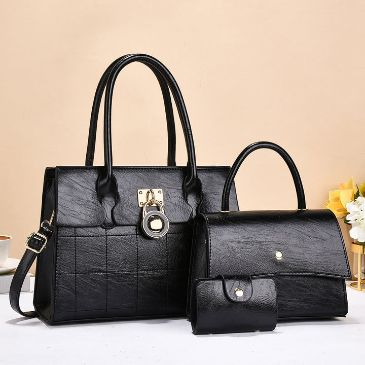 Damen elegante Handtasche mit praktischer Clutch Nord Taschen