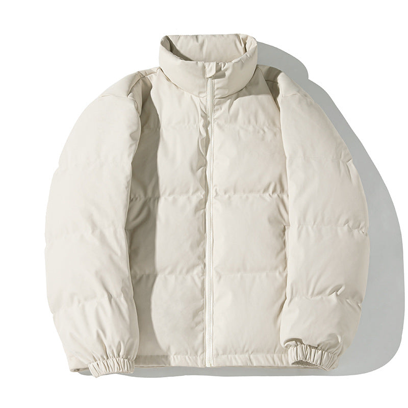 Unisex Voluminöse Pufferjacke mit Stehkragen, minimalistischer Silhouette und verstellbarem Saum Nord Taschen