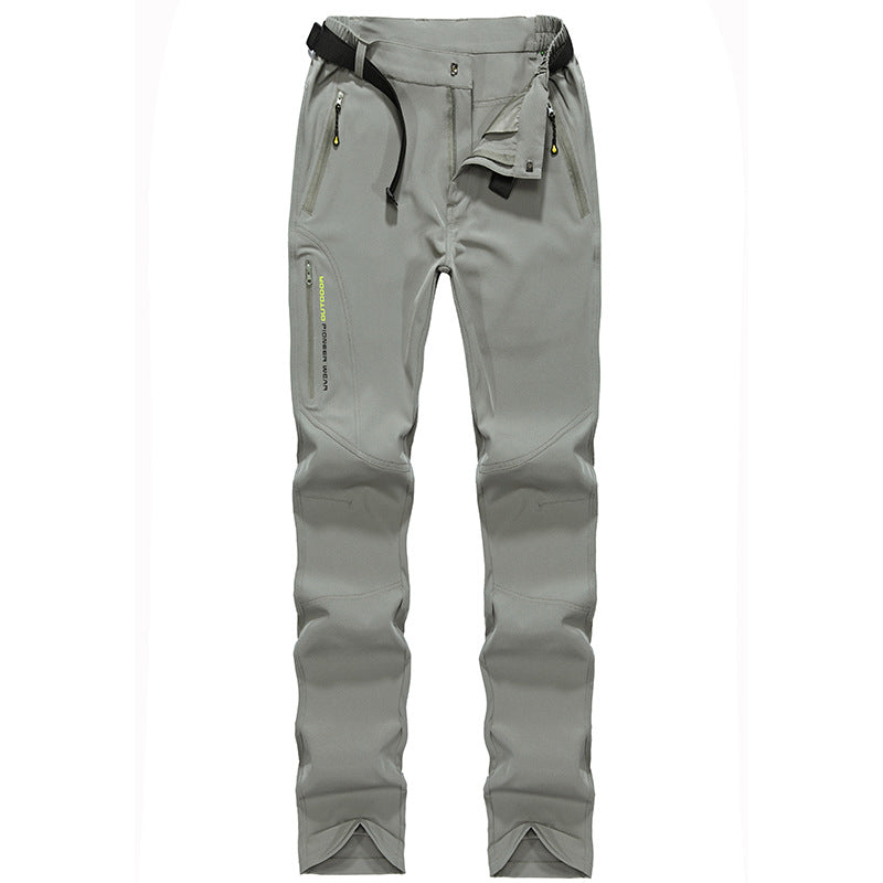 Damen Stretch-Softshell Outdoorhose mit vorgeformten Knien, verstellbarem Bund und Reißverschlusstaschen Nord Taschen