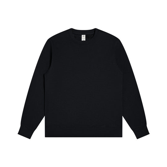 Unisex Minimalistisches Baumwoll-Sweatshirt mit Rundhals, Rippbündchen & Relaxed Fit Nord Taschen
