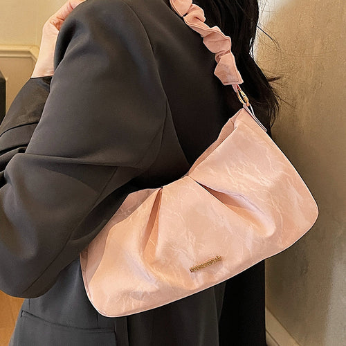 Damen Hobo-Handtasche mit elegantem Volant-Design Nord Taschen