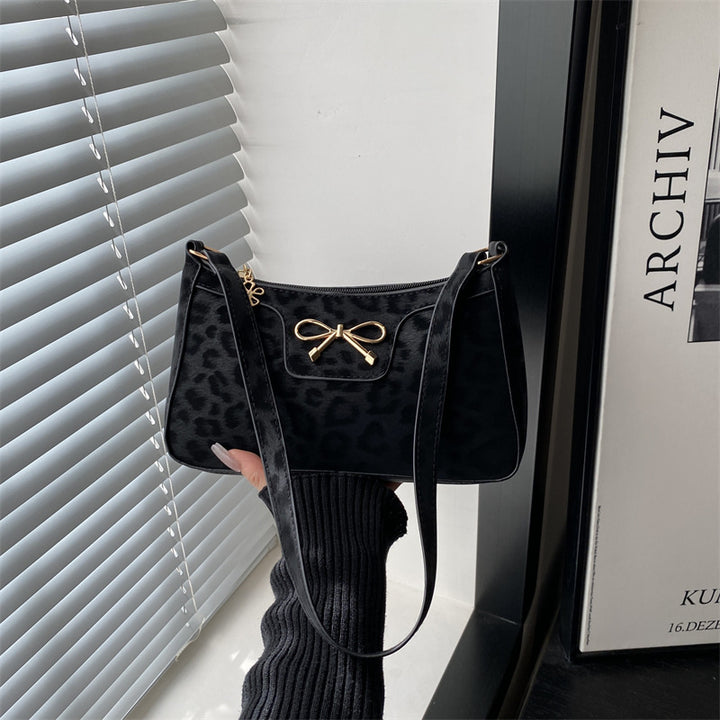 Damen Umhängetasche mit elegantem Leopardenmuster Nord Taschen