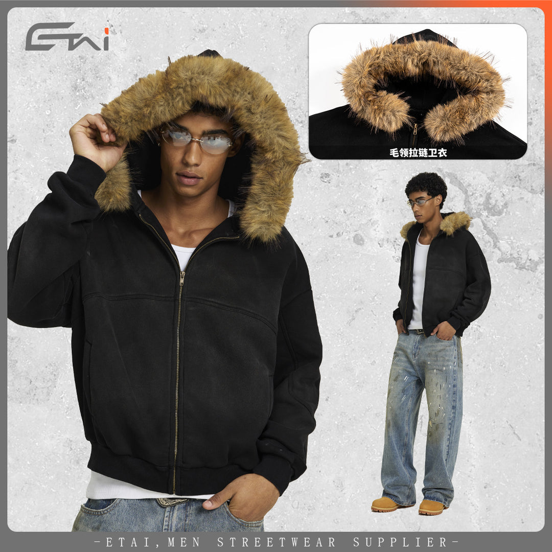 Herren Kapuzenjacke Nord Taschen