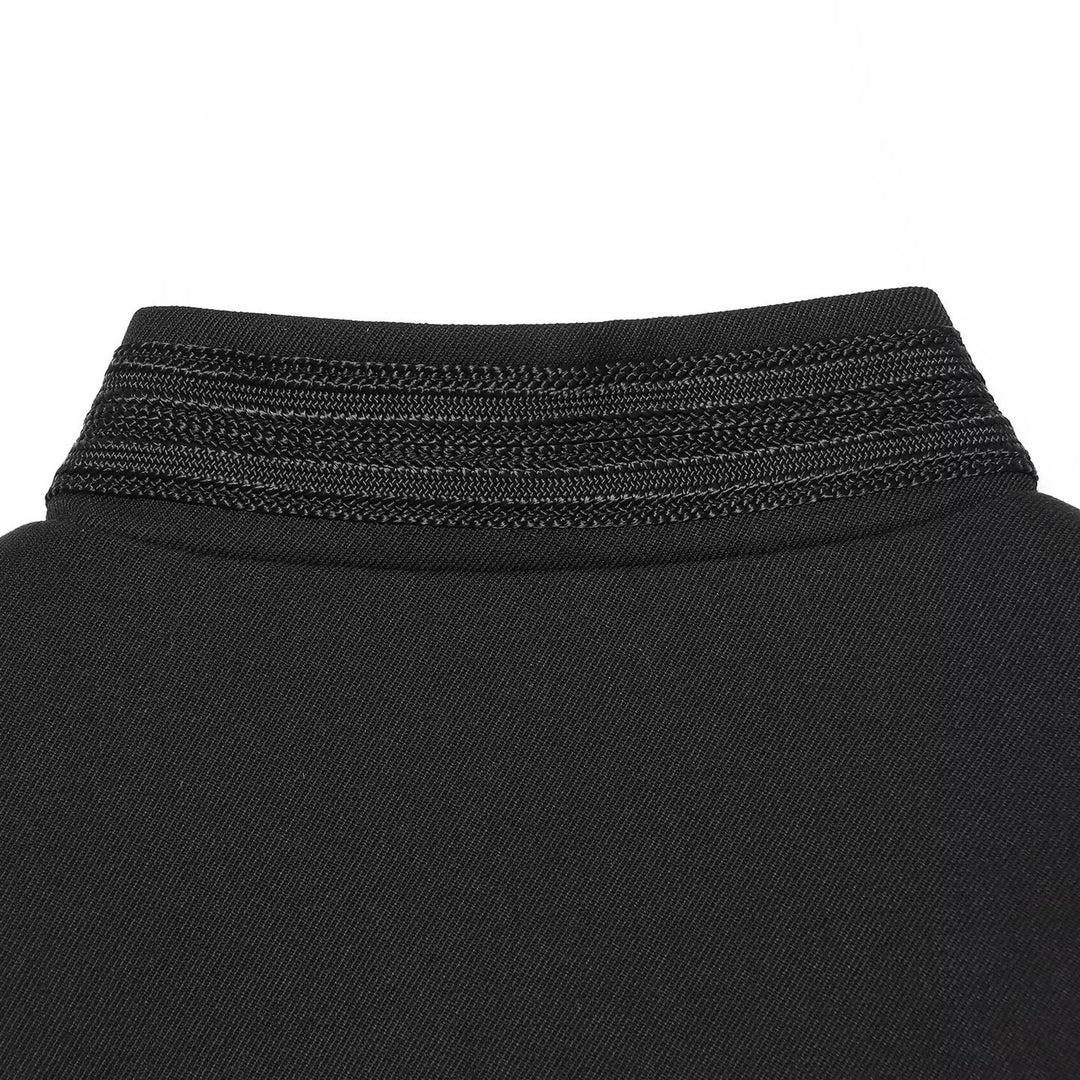Damen Cropped Marschalljacke mit Stehkragen und dekorativen Zierbordüren Nord Taschen