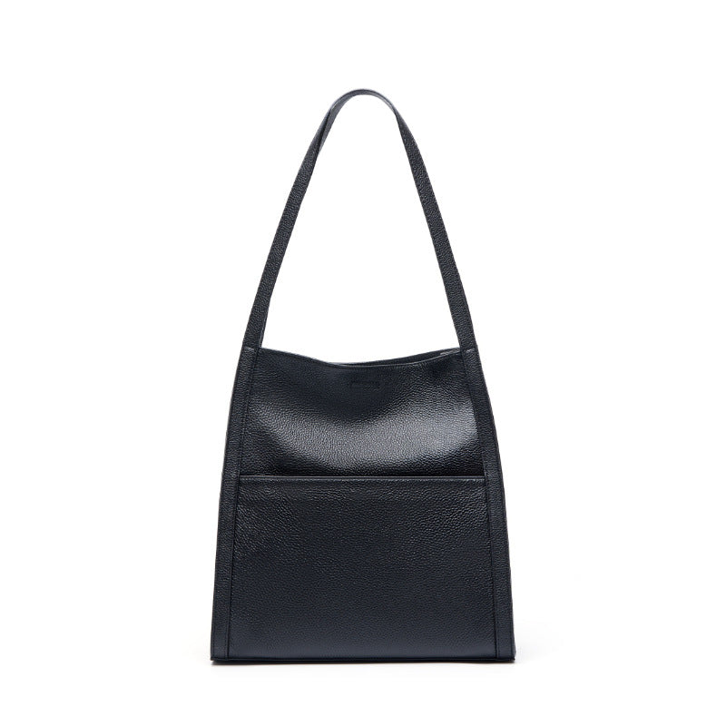 Damen geräumige Shopper-Tasche mit strukturiertem Leder Nord Taschen