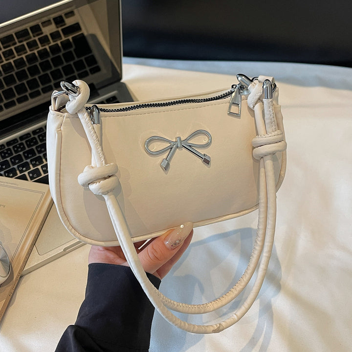 Damen elegante Handtasche mit dekorativen Schleifendetails Nord Taschen