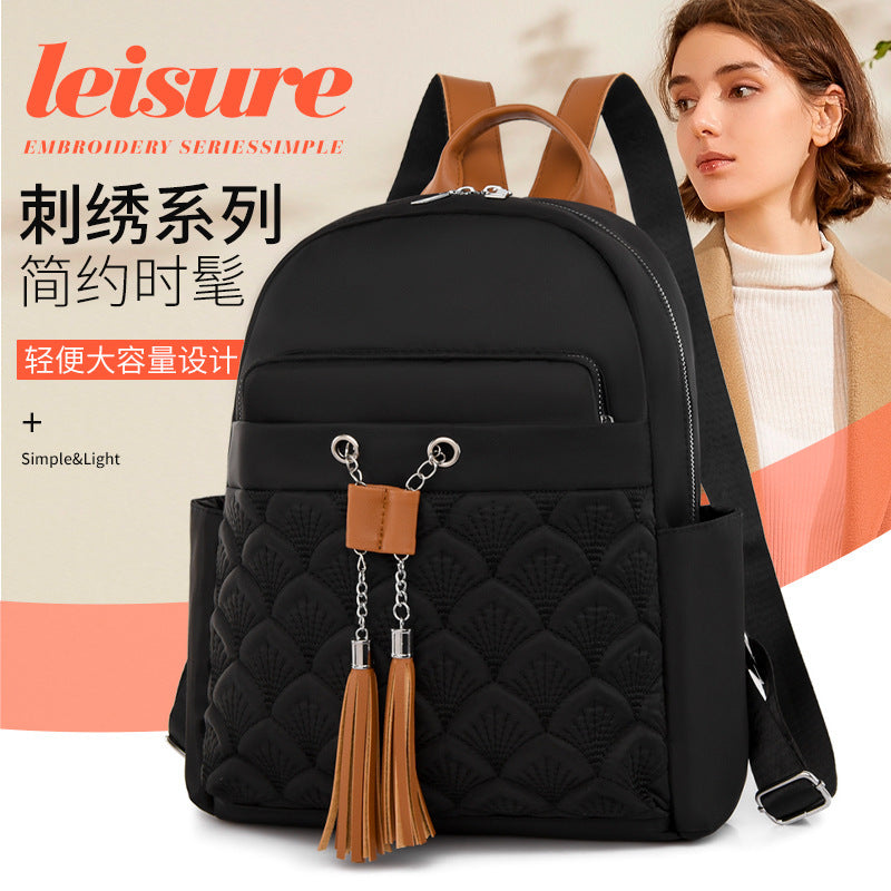 Damen multifunktionaler Rucksack mit elegantem Kettenakzent Nord Taschen