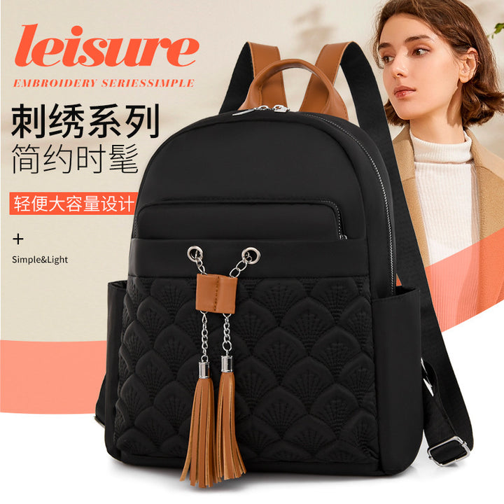 Damen multifunktionaler Rucksack mit elegantem Kettenakzent Nord Taschen