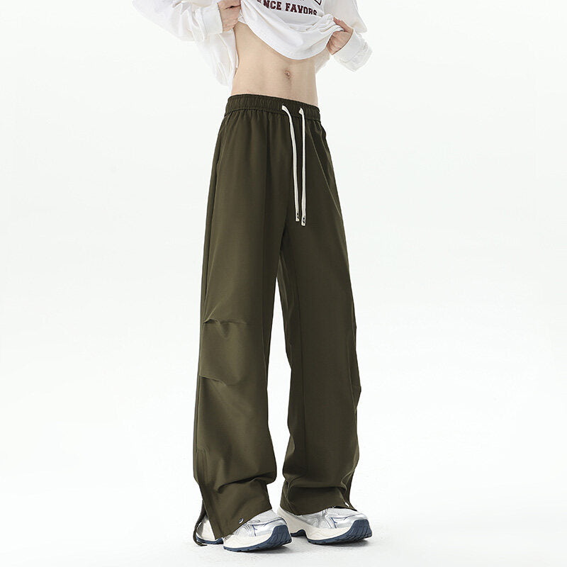 Damen Weite Cargo-Loungehose mit elastischem Bund, Tunnelzug und verstellbarem Saum Nord Taschen