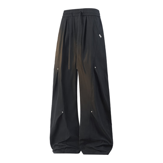 Damen Weite Lagen-Loungehose mit Cargo-Details & elastischem Tunnelzug Nord Taschen