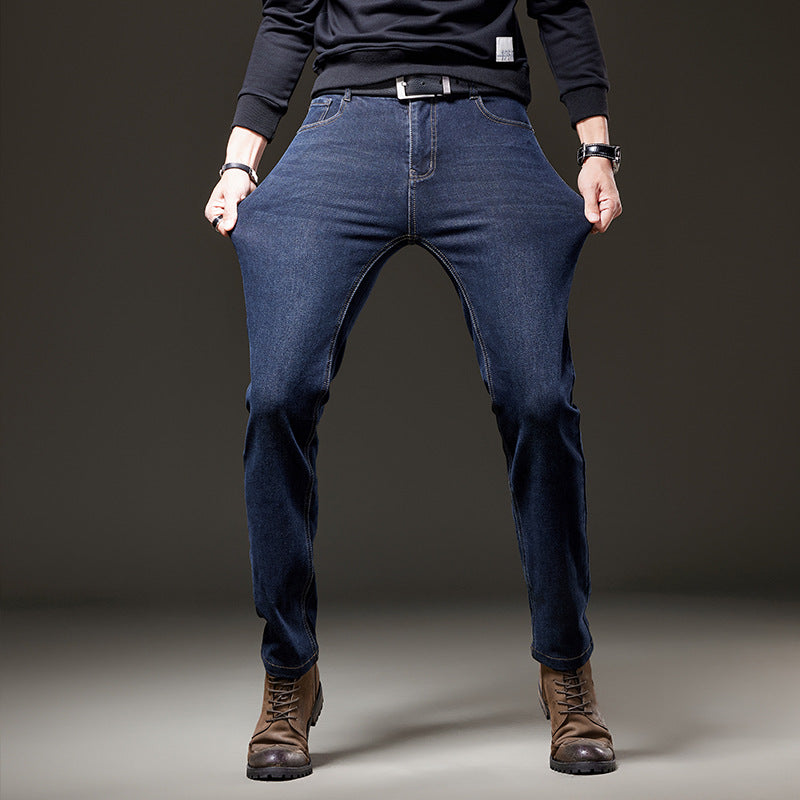 Herren Jeans im geraden Schnitt aus Stretch-Denim mit klassischem fünf‑Taschen‑Schnitt Nord Taschen