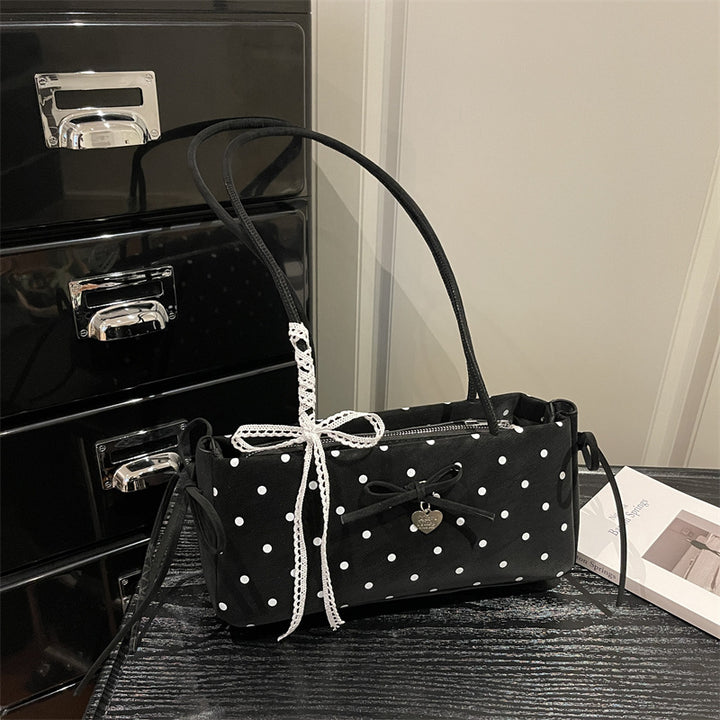 Damenmodische Handtasche mit verspieltem Punktemuster Nord Taschen