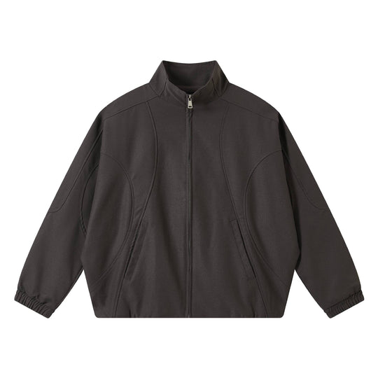 Unisex Kurz geschnittener Boxy‑Bomber mit ergonomischen Teilungsnähten und elastischen Bündchen Nord Taschen