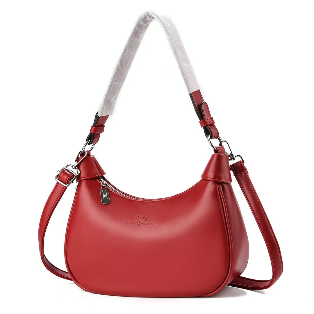 Damen modische Handtasche im eleganten Curved-Design Nord Taschen