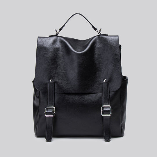 Damen Rucksack aus hochwertigem Kunstleder mit praktischem Überschlag Nord Taschen