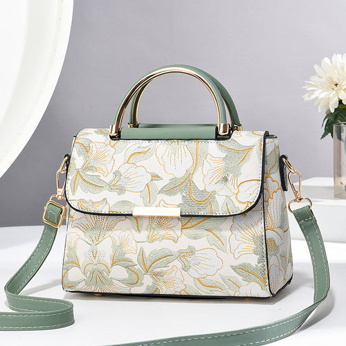 Damen Handtasche mit floralem Design und luxuriösen Akzenten Nord Taschen