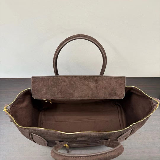 Damen hochwertige Wildleder Handtasche Nord Taschen