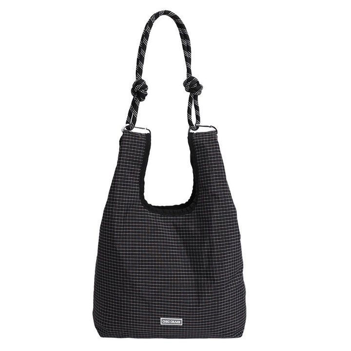 Damen geflochtene Hobo-Tasche mit strukturiertem Design und komfortablem Schultertragegurt Nord Taschen