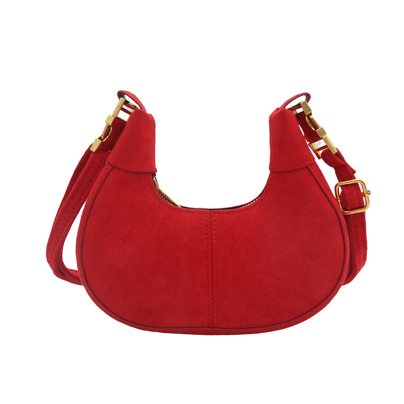 Damen Designer-Handtasche mit hochwertigem Veloursleder Nord Taschen