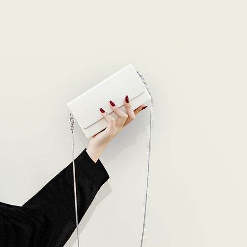 Damen Clutch-Tasche mit elegantem Kettenriemen und luxuriösem Leder Nord Taschen