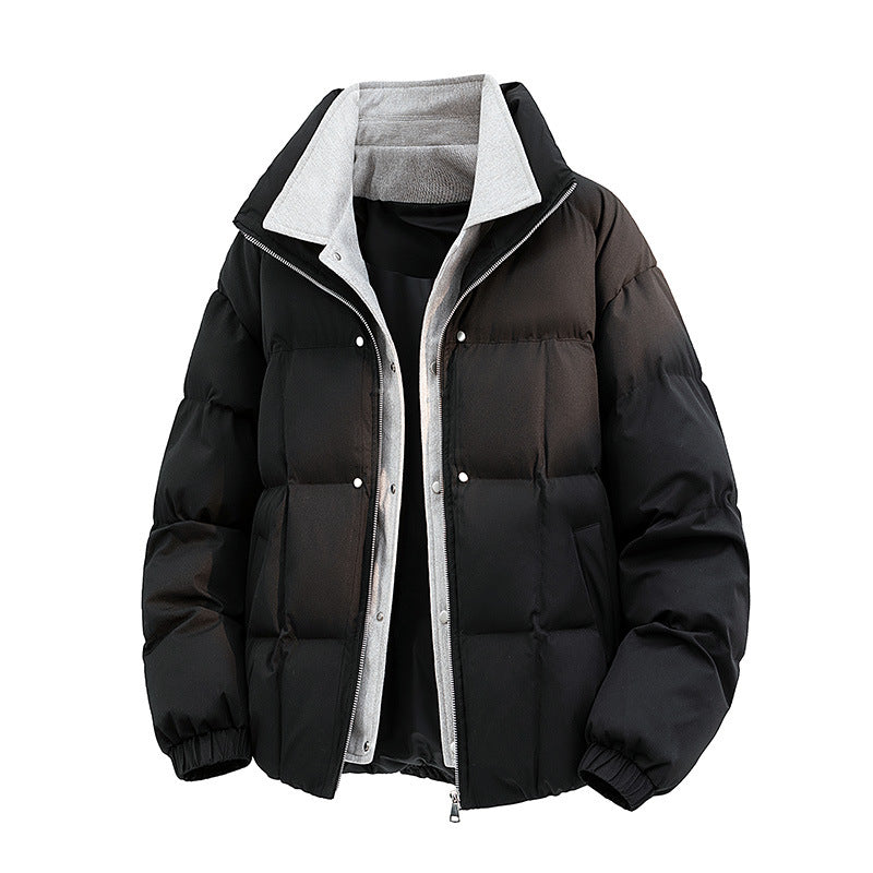 Herren Gepolsterte Steppjacke mit Thermofutter und hohem Kragen Nord Taschen