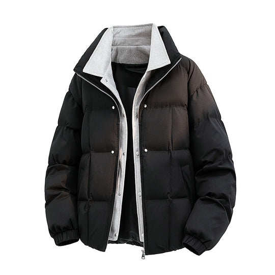 Herren Gepolsterte Steppjacke mit Thermofutter und hohem Kragen Nord Taschen
