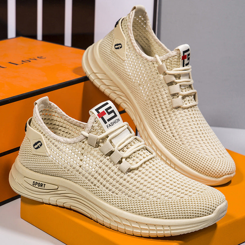 Damen Leichte Sport Sneakers mit atmungsaktivem Obermaterial und flexibler Laufsohle