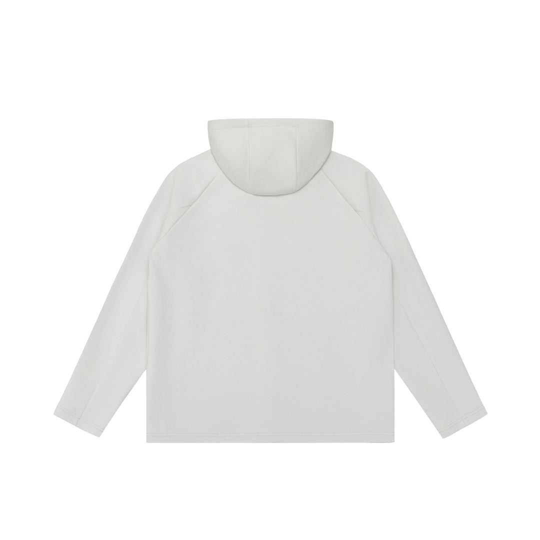 Unisex Minimalistische Kapuzen‑Zipjacke aus Softshell‑Fleece mit Raglanärmeln und wasserabweisenden Reißverschlusstaschen Nord Taschen