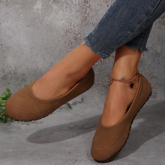 Damen  komfortable Ballerina-Slipper mit gepolstertem Komfortfußbett und rutschfester Profilsohle Nord Taschen
