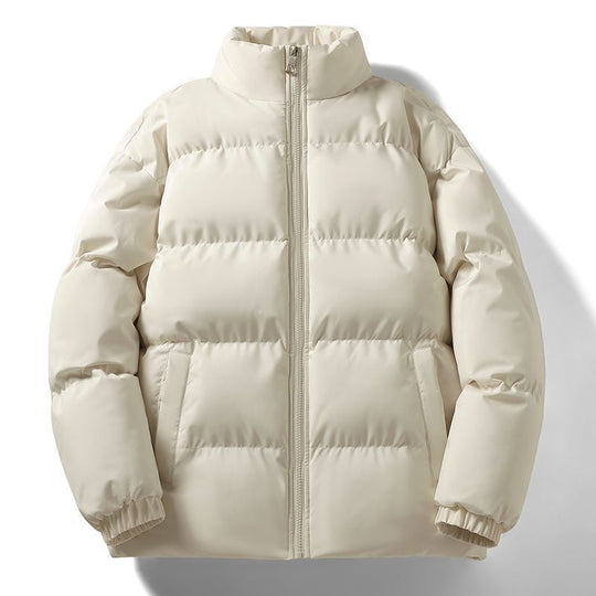 Damen Kurz geschnittene Thermo-Pufferjacke mit Stehkragen und minimalistischer Zipperfront Nord Taschen
