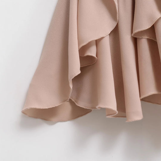 Damen Midirock mit stufigen Volants und elastischem Bund Nord Taschen