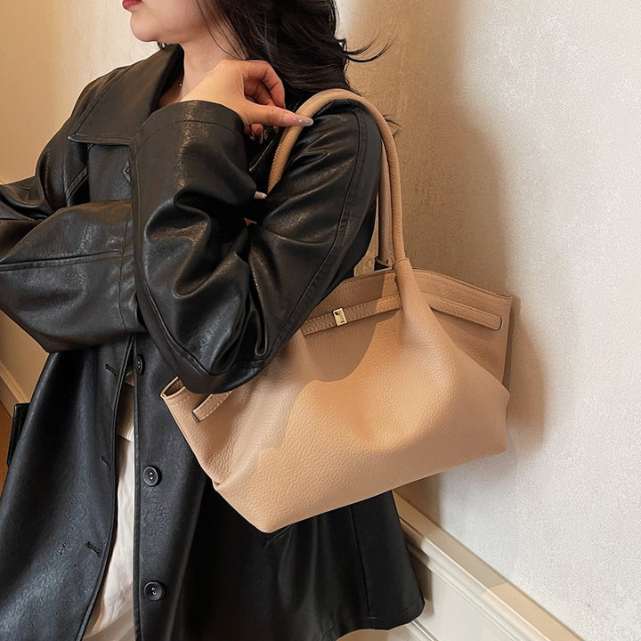 Damen Beuteltasche aus hochwertigem, strukturiertem Leder mit elegantem Design Nord Taschen