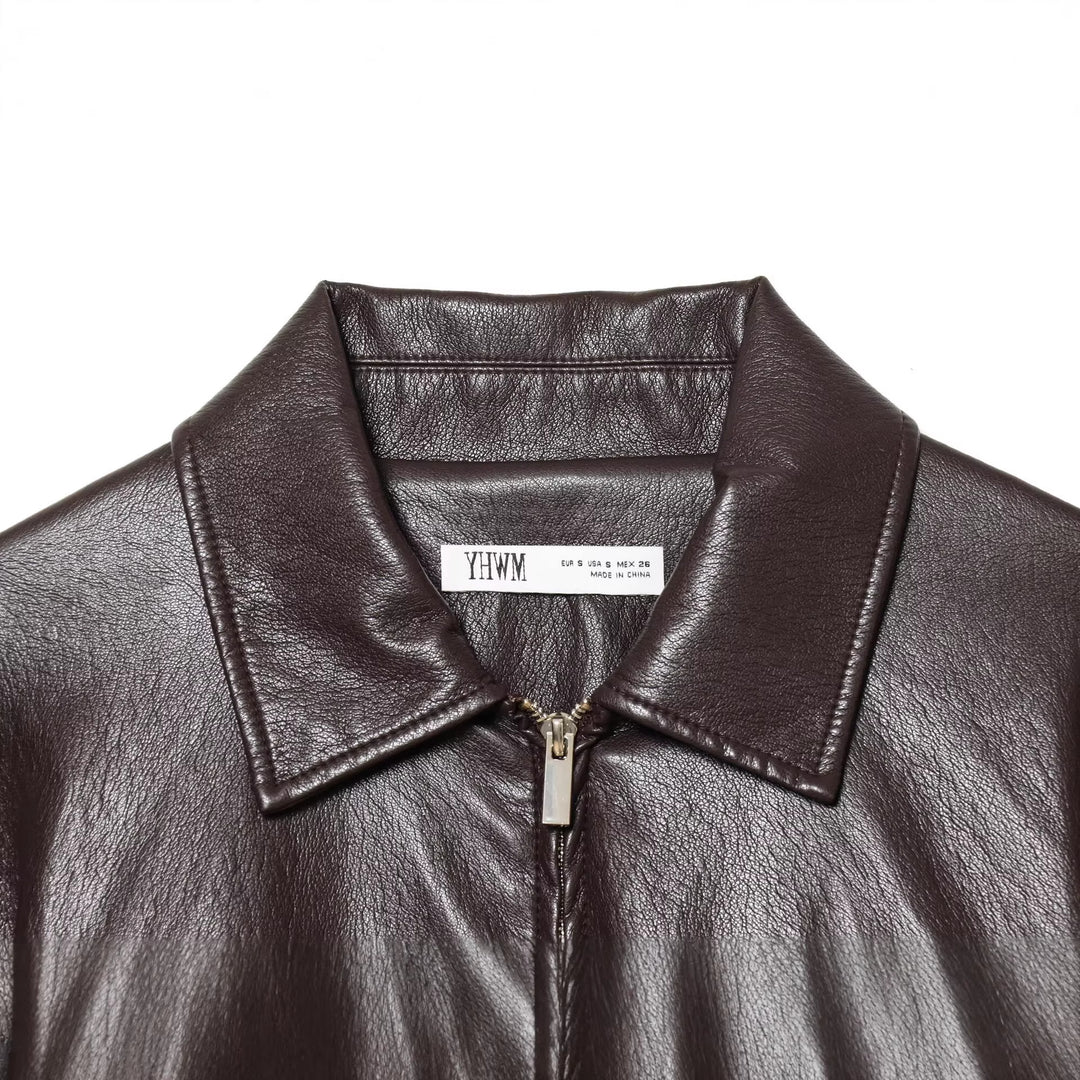 Damen Kurzjacke in veganer Lederoptik mit taillierendem Tunnelzug und Pattentaschen Nord Taschen