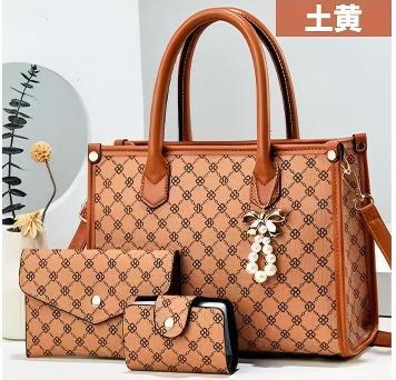 Damen elegante Schultertasche mit luxuriösem Muster und abnehmbarer Clutch Nord Taschen